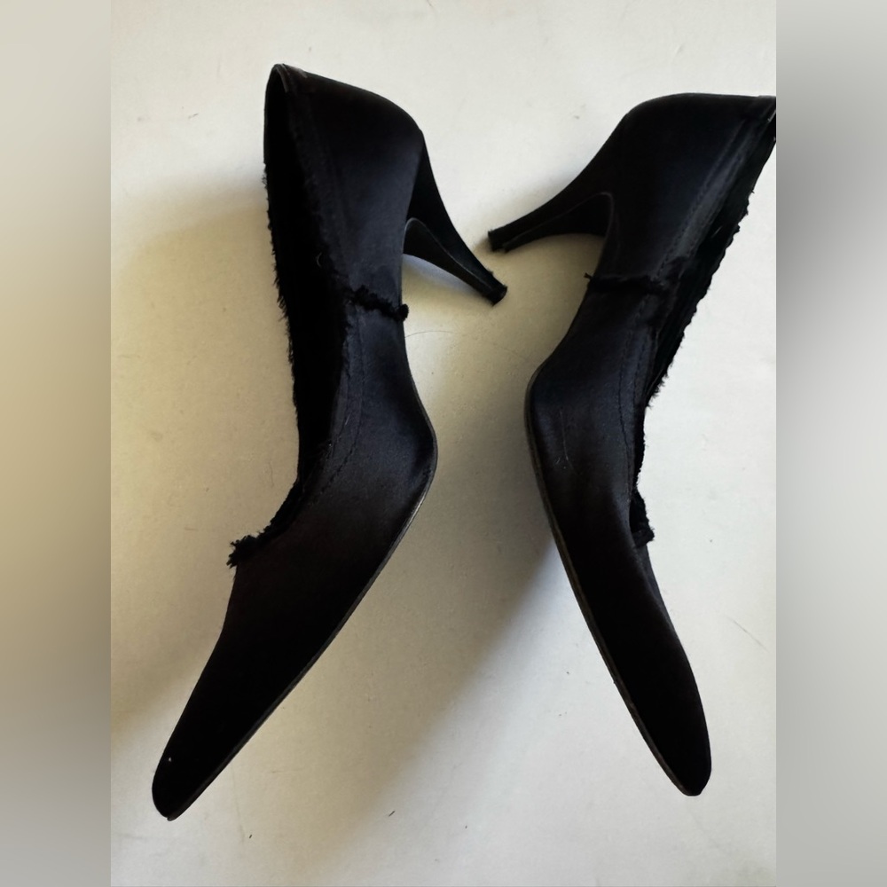 Pedro Garcia satin Black Women's Heels